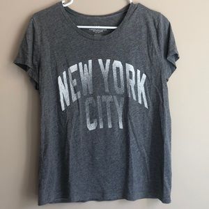 Shirt sleeve graphic tee